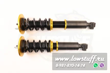 Nissan Skyline R33 1995 - 1998 винтовая подвеска передней оси фултап койловеры с регулировкой высоты и жесткости LOWSTUFF EVO-III FRONTLSCSNI123
