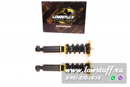 Nissan Skyline R33 1995 - 1998 винтовая подвеска передней оси фултап койловеры с регулировкой высоты и жесткости LOWSTUFF EVO-III FRONTLSCSNI123