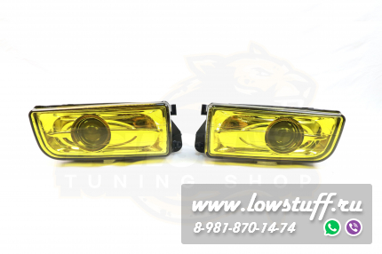 BMW E36 1992-1998, BMW E36 M 3 Противотуманные фары птф желтые с линзами LOWSTUFF FGLBME36LENYLW