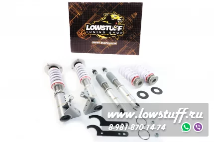 Mercedes W124, 190 W201 винтовая подвеска LOWSTUFF EVO-4 фултап койловеры с регулировкой высоты и жесткости LSCSMB034