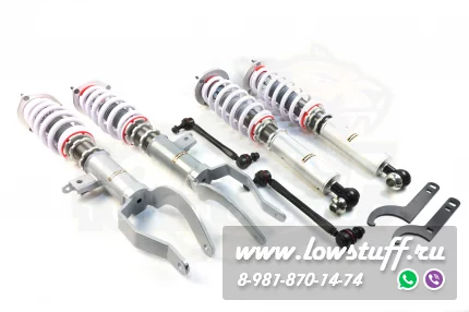 BMW F10 F12 F13 F01 F06 xdrive винтовая подвеска LOWSTUFF EVO-4 фултап койловеры с регулировкой высоты и жесткости LSCSBM314