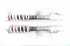 BMW F10 F12 F13 F01 F06 xdrive винтовая подвеска LOWSTUFF EVO-4 фултап койловеры с регулировкой высоты и жесткости LSCSBM314