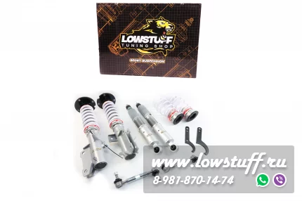Ford Mustang S-197 2005-2014 винтовая подвеска LOWSTUFF EVO-4 фултап койловеры с регулировкой высоты и жесткости LSCSFO124