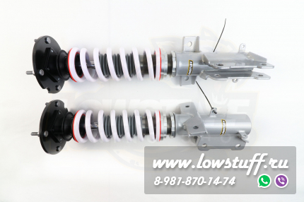 Ford Mustang S-197 2005-2014 винтовая подвеска LOWSTUFF EVO-4 фултап койловеры с регулировкой высоты и жесткости LSCSFO124
