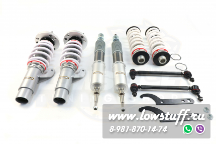 BMW E90 E91 E92 E93 xdrive винтовая подвеска LOWSTUFF EVO-4 фултап койловеры с регулировкой высоты и жесткости LSCSBM194