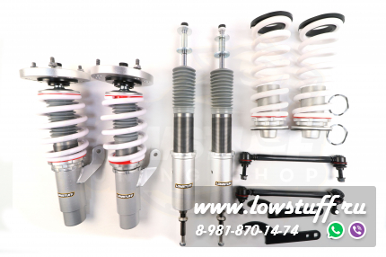BMW E90 E91 E92 E93 xdrive винтовая подвеска LOWSTUFF EVO-4 фултап койловеры с регулировкой высоты и жесткости LSCSBM194