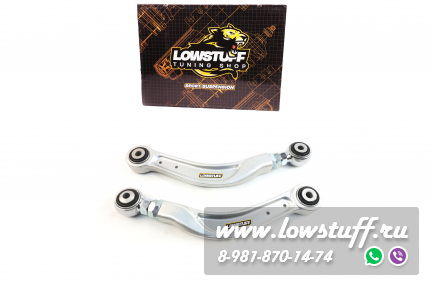 Mercedes W204 W205 C207 W212 W213 C218 C238 X253 C257 X257 W257 Регулируемые серповидные развальные рычаги задней оси LOWSTUFF DS 66DSMBW204