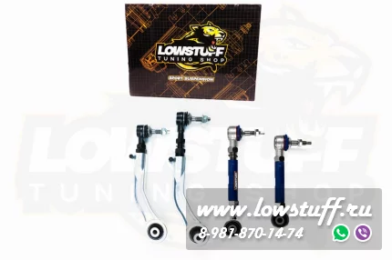 BMW X5 E53 Комплект регулируемых рычагов задней оси LOWSTUFF DS 75DSBME53