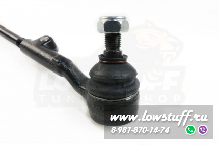 BMW E90, E91, E92, E93, X1 E84 тяга рулевая левая в сборе с наконечником LOWSTUFF 51BM0043