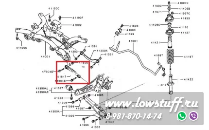 Mtisubishi lancer 9, 10 Outlander 1,2 ASX Jeep Compass Patriot Liberty регулируемые рычаги схождения задней оси LOWSTUFF DS 67DSMITLAN9V2 ver2