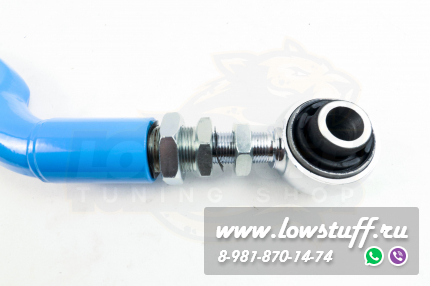 Cadillac SRX II 2009-2016 Регулируемые серповидные развальные рычаги задней оси LOWSTUFF DS 66DSCADSRX2