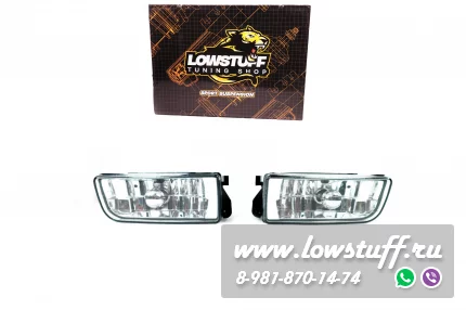 BMW E36 1992-1998, BMW E36 M 3 Противотуманные фары птф прозрачные LOWSTUFF FGLBME36CHRCLR