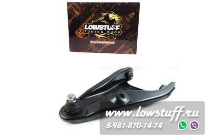 Renault Logan I, Sandero I, Lada Largus до 2014 г.в. Рычаг передний левый LOWSTUFF 51RE0010