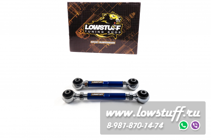 BMW E81, E82, E87, E88, E90, E91, E92, E93 Регулируемые направляющие рычаги задней оси LOWSTUFF DS 66DSBME8XE9FR