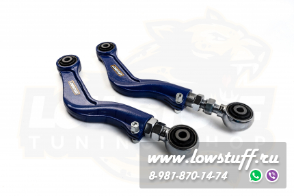 Ford Galaxy, Mondeo IV, S-MAX, Volvo S60 S80 V60 V70 XC60 XC70 верхние регулируемые серповидные развальные рычаги задней оси LOWSTUFF DS 66DSVOLXC60