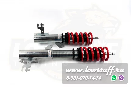 Saab 9-3 2003-2012 винтовая подвеска с регулировкой высоты и преднатяга LOWSTUFF EVO-II LSCSSAAB012