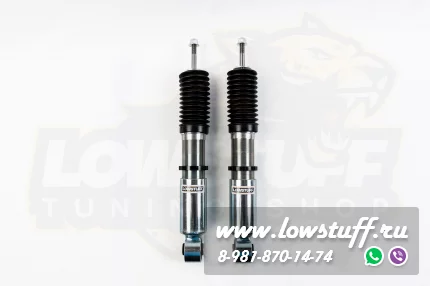 Saab 9-3 2003-2012 винтовая подвеска с регулировкой высоты и преднатяга LOWSTUFF EVO-II LSCSSAAB012