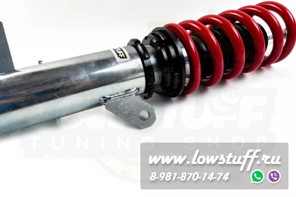 Saab 9-3 2003-2012 винтовая подвеска с регулировкой высоты и преднатяга LOWSTUFF EVO-II LSCSSAAB012