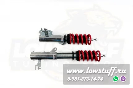 Saab 9-3 2003-2012 винтовая подвеска с регулировкой высоты и преднатяга LOWSTUFF EVO-II LSCSSAAB012