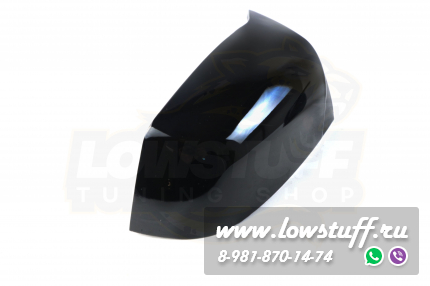 BMW E60 рестайлинг 2009-, BMW F10, F12, F13, F01, F06, F07 Крышки зеркал М стиль черный глянец М стиль LOWSTUFF MRCAPBME60LCIGLBKMLOOK