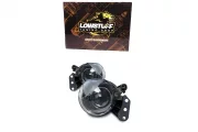 BMW E60 2003-2007, E46 2000-2006, E90 E91 2004-2007, E63 E64 2004-2010, X3 E83 2003- Противотуманные фары птф линзованные прозрачные LOWSTUFF FGLBME60LENSCL