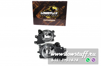 BMW E39 facelift 2000 - 2003 Противотуманные фары птф прозрачные LOWSTUFF FLBME39LCICL