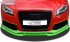 Audi RS3 2011+ (3-дверный + Sportback) накладка спойлер переднего бампера VARIO-X RDX RDFAVX30060