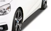 BMW F45 Active Tourer, F46 Gran Tourer 2015-2018 накладки на пороги Slim RDX RDSL500082