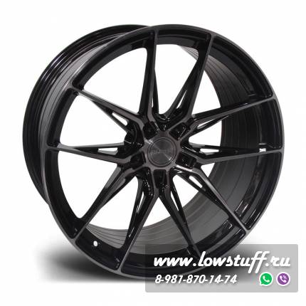 Диск Flow Formed Riviera RF107 R20 10J 5x120 ET35 ЦО72,6 Black Polished Dark Tint