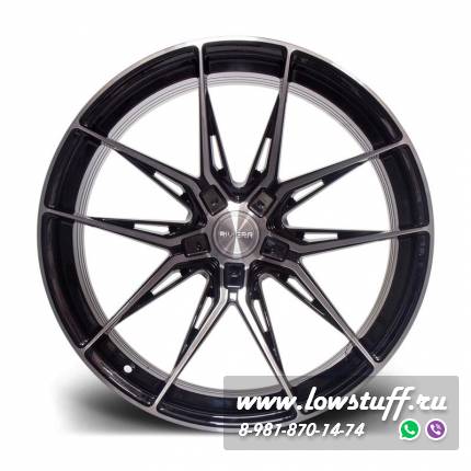 Диск Flow Formed Riviera RF107 R20 10J 5x120 ET35 ЦО72,6 Black Polished Dark Tint