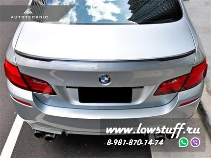 Спойлер карбоновый на крышку багажника Performante для BMW F10 SEDAN AutoTecknic ATK-BM-0292