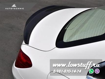 Спойлер карбоновый на крышку багажника EXTENDED-KICK для Mercedes W205 sedan AutoTecknic ATK-MB-0610