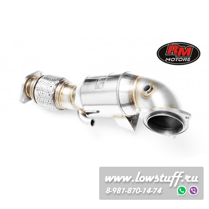 Downpipe FORD FIESTA ST180 1.6 MKVII 2013- 76/57 mm 182 ps with CAT RM Motors 312102