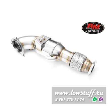 Downpipe FORD FIESTA ST180 1.6 MKVII 2013- 76/57 mm 182 ps with CAT RM Motors 312102