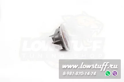 VW Amarok Transporter Caravelle Multivan T5 T5 GP Polo 6R sedan поворотники в крыло прозрачные с оранжевым центром LOWSTUFF FFTSLTVWT5WHITEORA