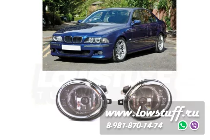 BMW E39 M-tech M5 look, BMW E39 M5 Противотуманные фары прозрачное стекло LOWSTUFF FGLBME39M5CL