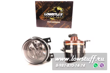 VW Amarok, Golf 5 GTI, Jetta 5, Scirocco противотуманные фары птф прозрачные LOWSTUFF FGLVWG5GTICLEAR