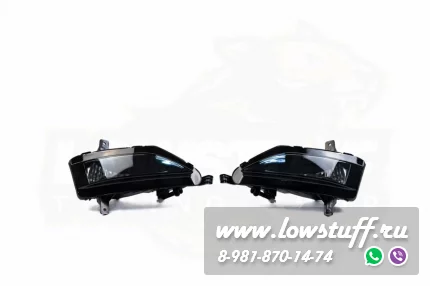 VW Golf 7.5 2016-2020 Противотуманные фары птф прозрачные LOWSTUFF FGLVWG75CLEAR