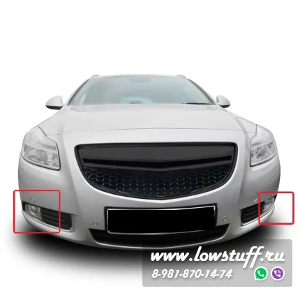 Opel Insignia A 2008-2017 противотуманные фары с прозрачным стеклом LOWSTUFF FLOPINSIGCL