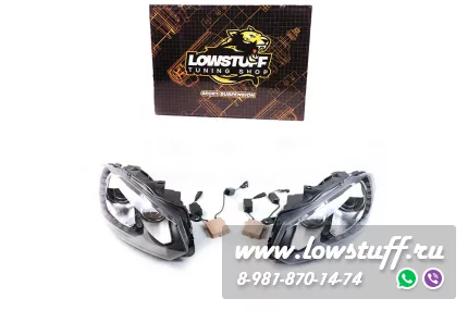 VW Golf 6 передние фары R20 Look с дхо фары головного света LOWSTUFF HLVWG6R20