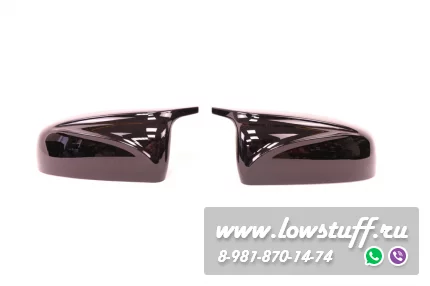 Крышки зеркал BMW X5 E70, X6 E71 2007-2014 черный глянец М стиль