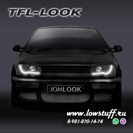 VW Golf 3 фары с линзами черные Jom 82455-2