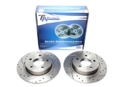 Тормозные диски 280mm x 11mm перфорированные с насечками Mazda 3 BK TA-TECHNIX EVOBS1491P
