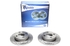 Тормозные диски 264mm x 10mm перфорированные с насечками Opel Astra H Twintop TA-TECHNIX EVOBS1601P