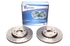 Тормозные диски 256 mm x 24 mm перфорированные с насечками Opel Astra F Caravan TA-TECHNIX EVOBS2006P