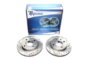 Тормозные диски 239,7mm x 20mm перфорированные с насечками Mazda 121 TA-TECHNIX EVOBS2013P
