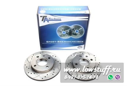 Тормозные диски 239,7mm x 20mm перфорированные с насечками Ford Courier TA-TECHNIX EVOBS2013P