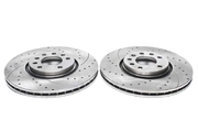 Тормозные диски 308 mm x 25 mm перфорированные с насечками Opel Meriva A TA-TECHNIX EVOBS20143P