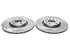 Тормозные диски 308 mm x 25 mm перфорированные с насечками Opel Astra H GTC TA-TECHNIX EVOBS20143P