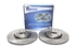 Тормозные диски 308 mm x 25 mm перфорированные с насечками Opel Astra H TA-TECHNIX EVOBS20143P